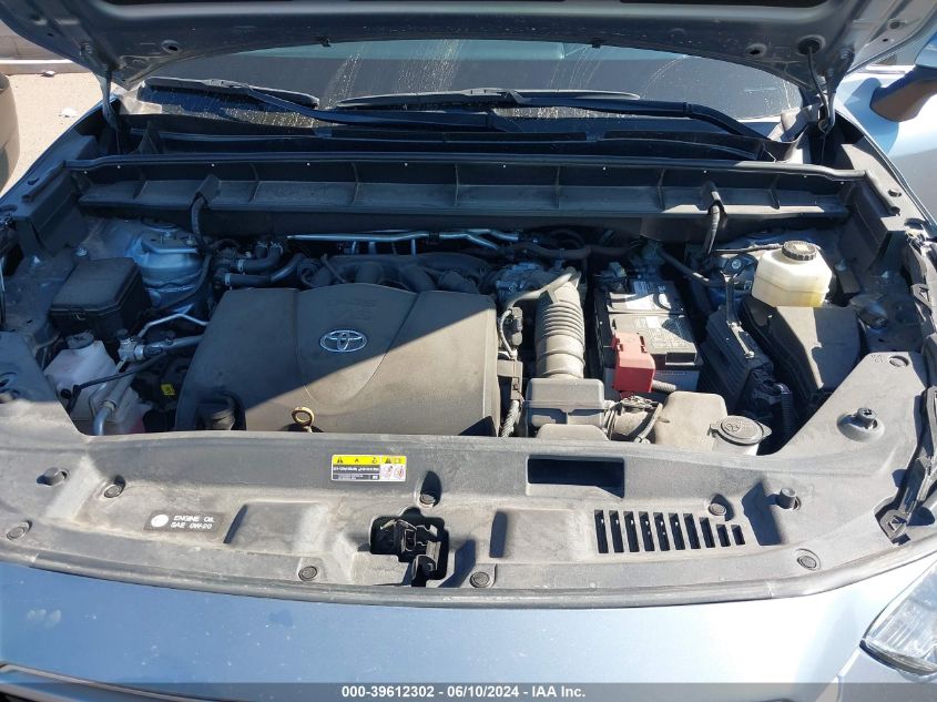 2021 Toyota Highlander Xle VIN: 5TDHZRAHXMS033124 Lot: 39612302