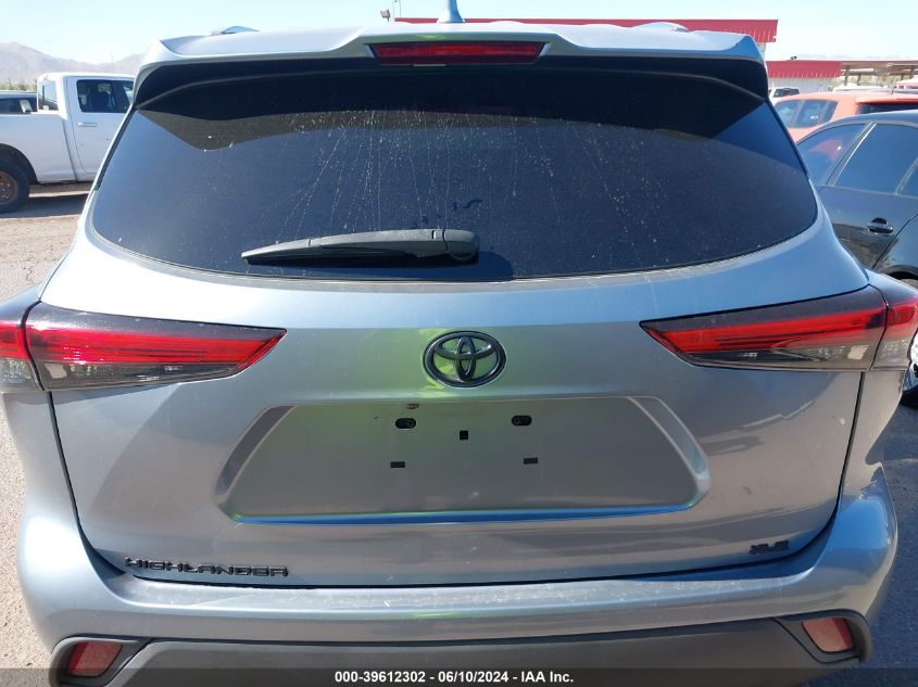 2021 Toyota Highlander Xle VIN: 5TDHZRAHXMS033124 Lot: 39612302