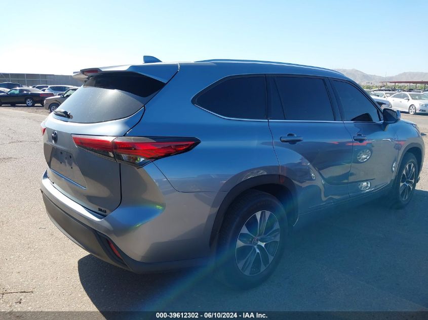 2021 Toyota Highlander Xle VIN: 5TDHZRAHXMS033124 Lot: 39612302