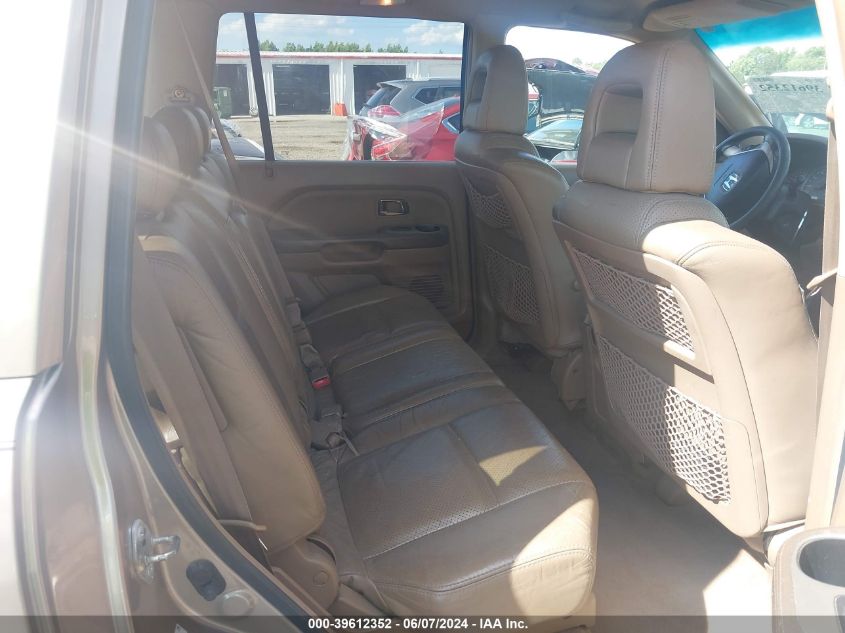 2004 Honda Pilot Ex-L VIN: 2HKYF18604H548802 Lot: 39612352