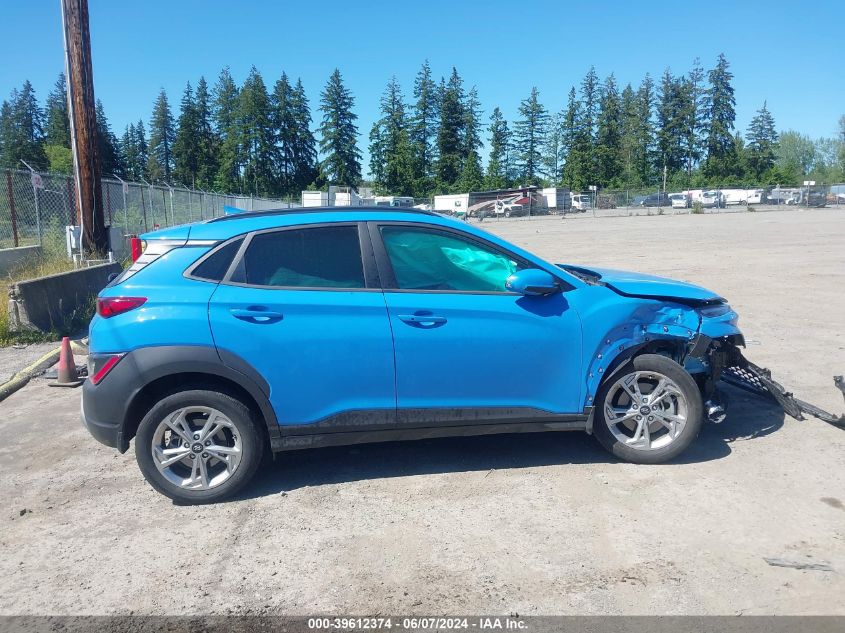 2022 Hyundai Kona Sel VIN: KM8K6CABXNU912235 Lot: 39612374