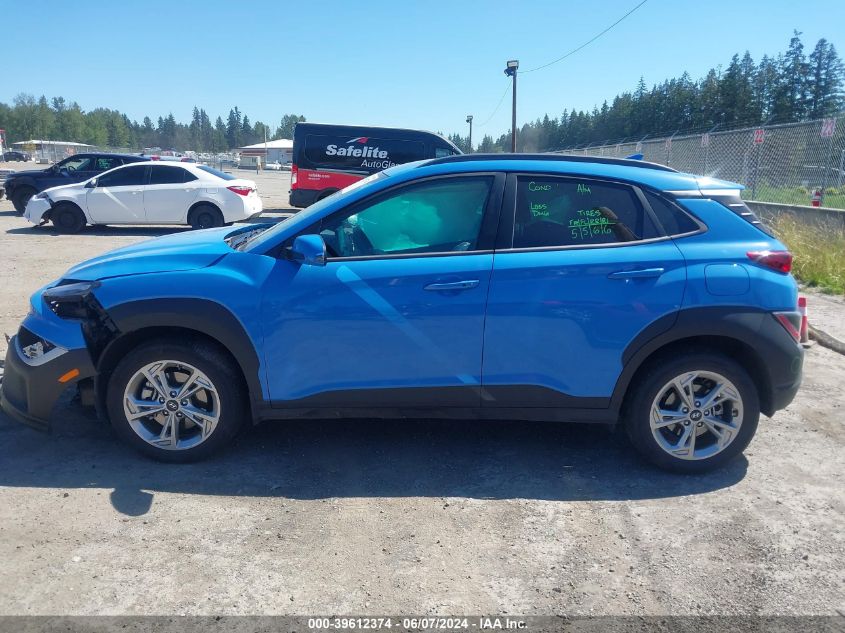 2022 Hyundai Kona Sel VIN: KM8K6CABXNU912235 Lot: 39612374