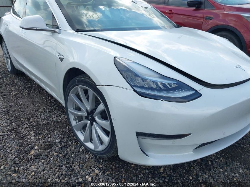 2019 Tesla Model 3 Long Range/Performance VIN: 5YJ3E1EB0KF530164 Lot: 39612395