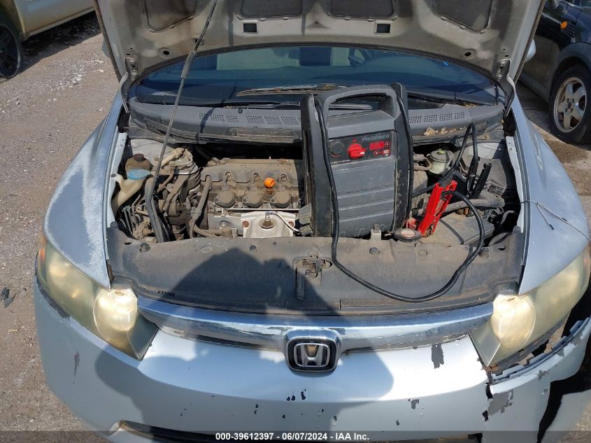 2008 Honda Civic Lx VIN: 2HGFA16528H521617 Lot: 39612397