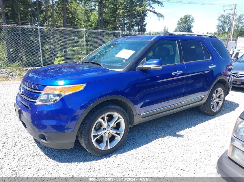 2015 Ford Explorer Limited VIN: 1FM5K8F83FGB74751 Lot: 39612401