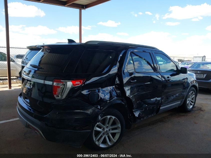 2016 Ford Explorer Xlt VIN: 1FM5K7D82GGC59062 Lot: 39612403