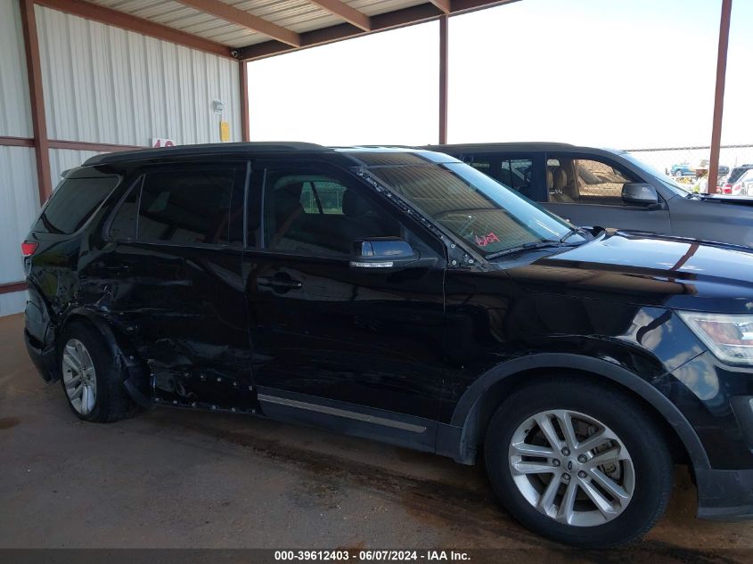 2016 Ford Explorer Xlt VIN: 1FM5K7D82GGC59062 Lot: 39612403