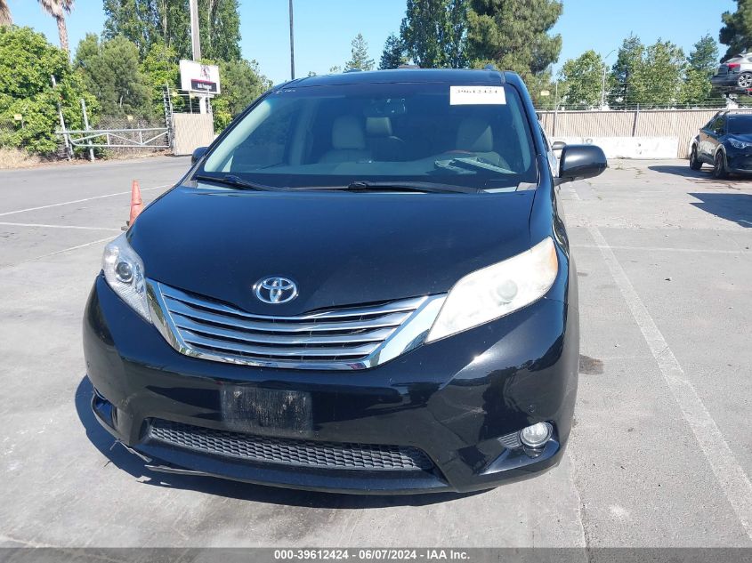 2012 Toyota Sienna Limited V6 7 Passenger VIN: 5TDYK3DCXCS254934 Lot: 39612424