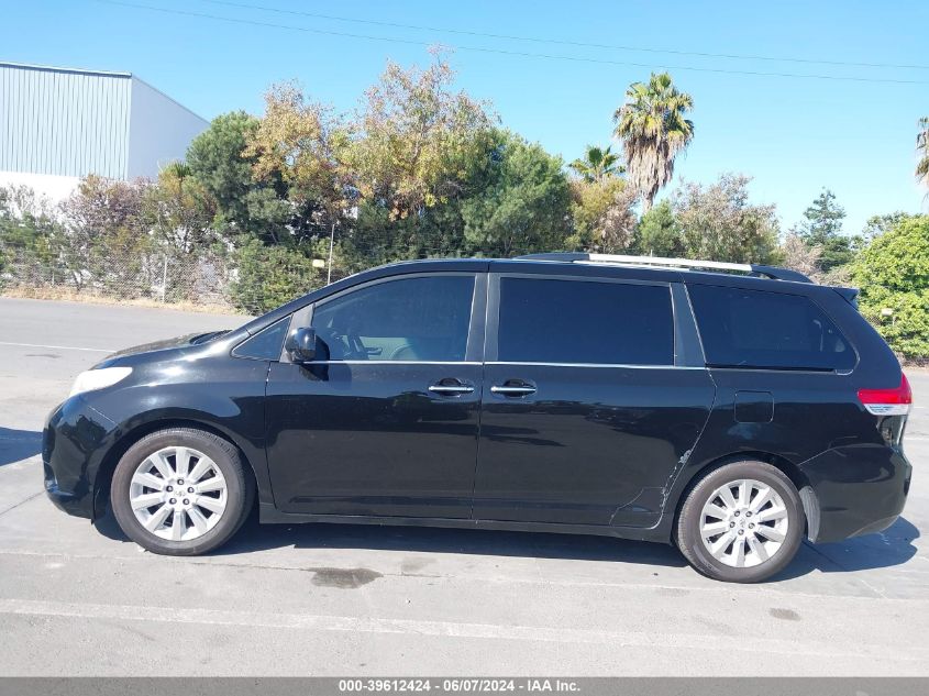 2012 Toyota Sienna Limited V6 7 Passenger VIN: 5TDYK3DCXCS254934 Lot: 39612424