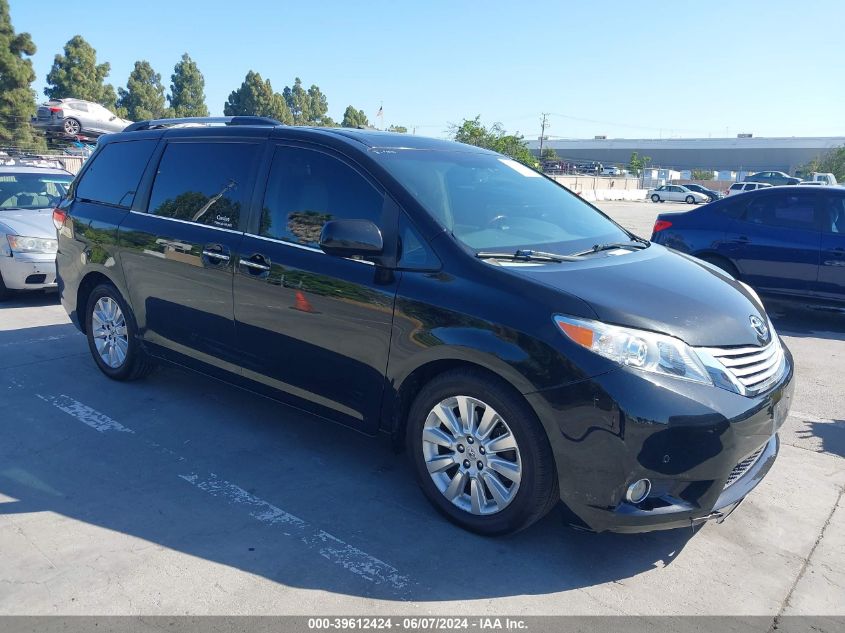 2012 Toyota Sienna Limited V6 7 Passenger VIN: 5TDYK3DCXCS254934 Lot: 39612424