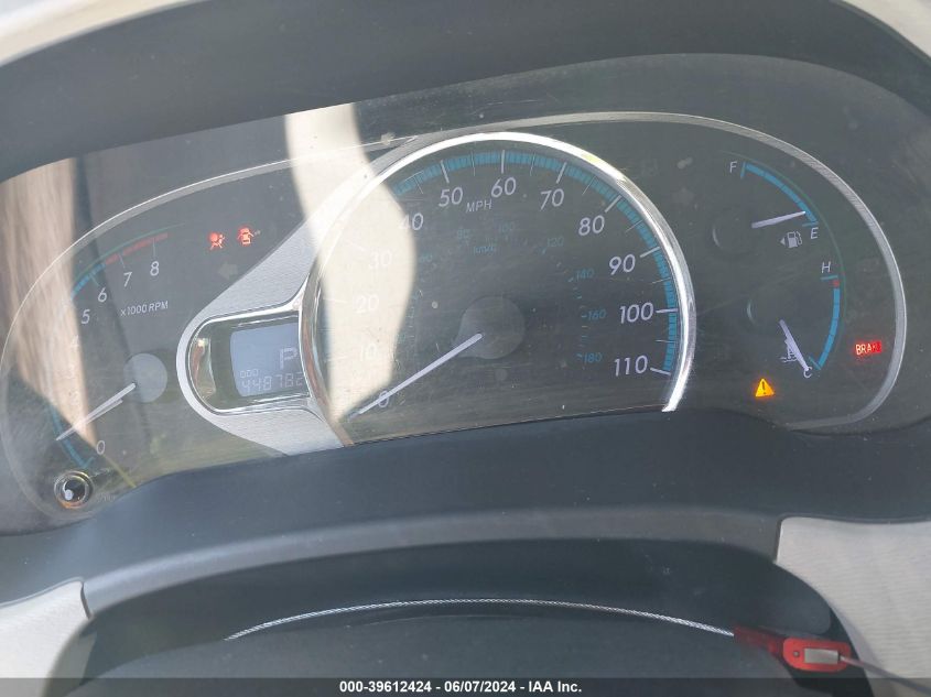 2012 Toyota Sienna Limited V6 7 Passenger VIN: 5TDYK3DCXCS254934 Lot: 39612424