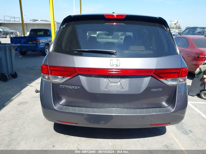 2016 Honda Odyssey Touring/Touring Elite VIN: 5FNRL5H90GB036040 Lot: 39612440