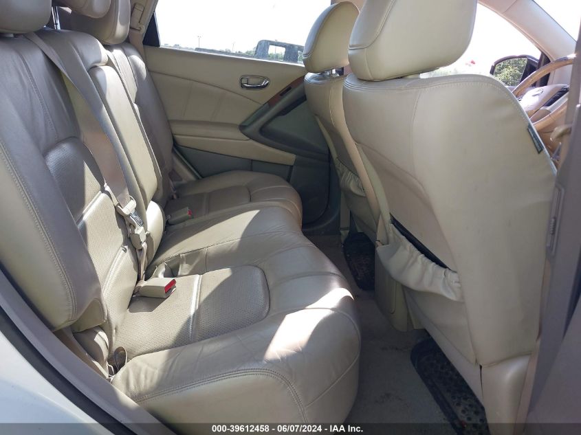 2011 Nissan Murano Le VIN: JN8AZ1MW0BW158387 Lot: 39612458