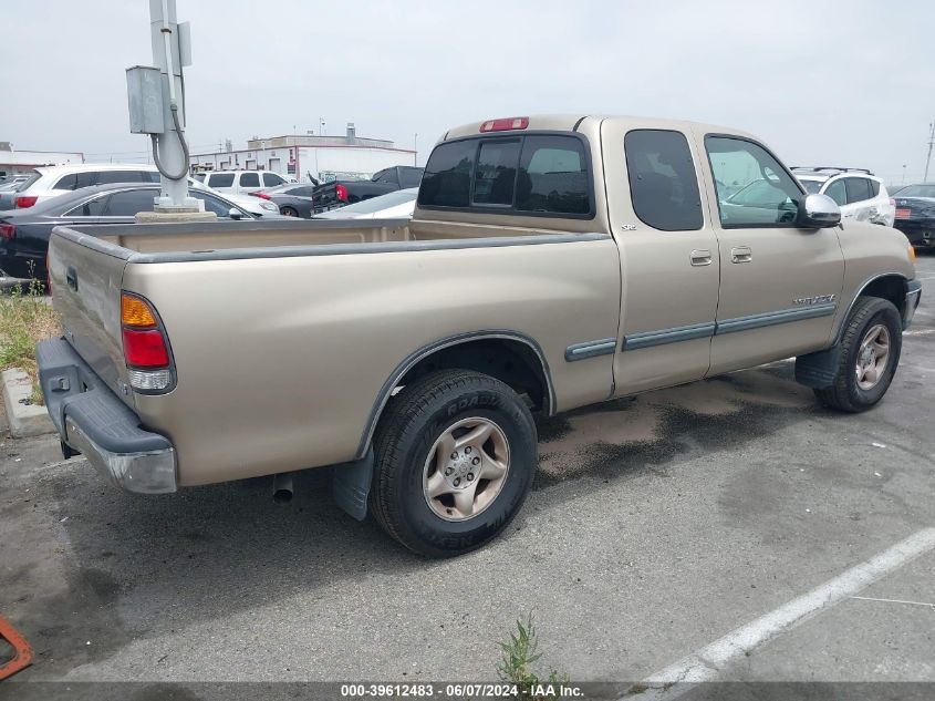 2001 Toyota Tundra Sr5 V8 VIN: 5TBRT34111S193947 Lot: 39612483