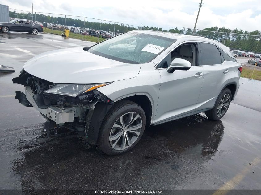 2016 Lexus Rx 350 VIN: 2T2ZZMCA0GC023721 Lot: 39612494