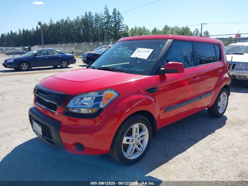 2011 Kia Soul + VIN: KNDJT2A26B7198178 Lot: 39612520