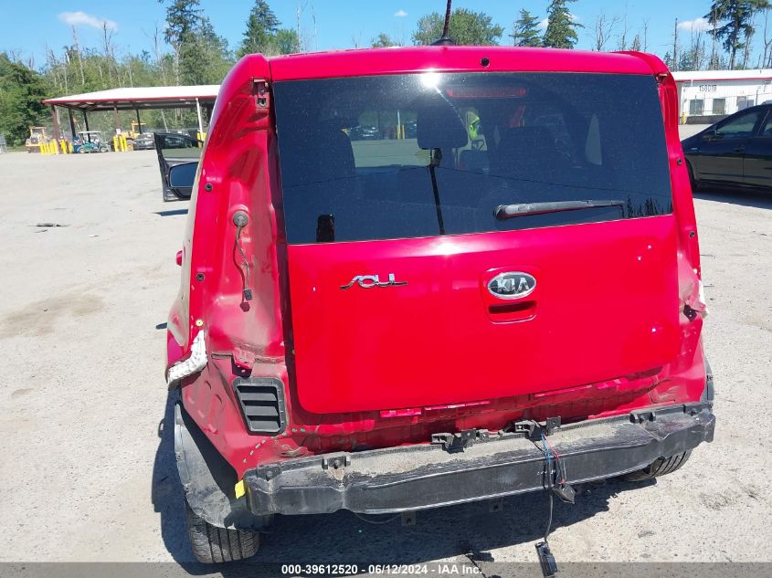 2011 Kia Soul + VIN: KNDJT2A26B7198178 Lot: 39612520