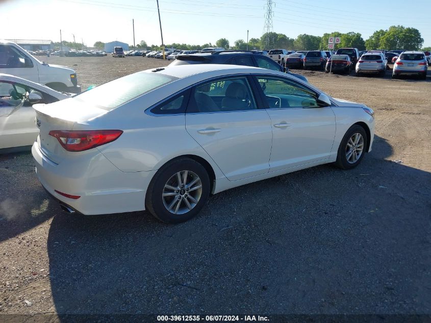 2016 Hyundai Sonata Se VIN: 5NPE24AF0GH349506 Lot: 39612535