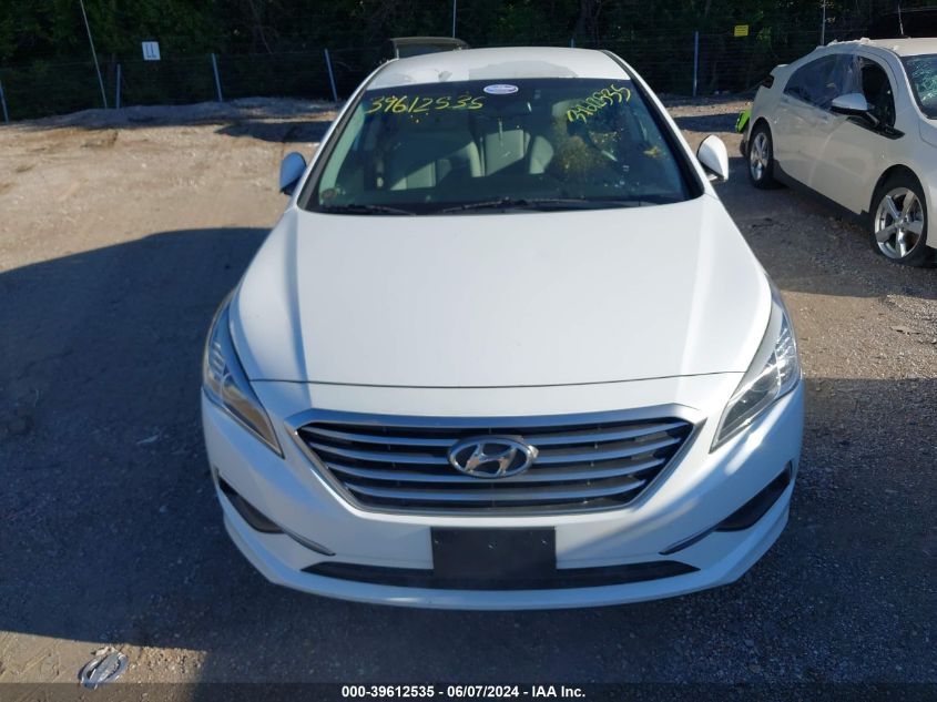 2016 Hyundai Sonata Se VIN: 5NPE24AF0GH349506 Lot: 39612535