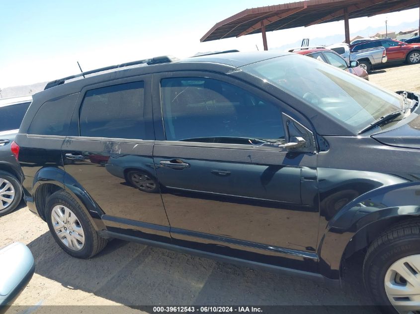 2019 Dodge Journey Se VIN: 3C4PDCBG8KT870308 Lot: 39612543