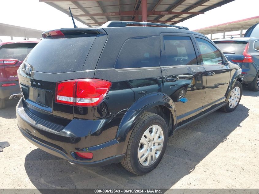 2019 Dodge Journey Se VIN: 3C4PDCBG8KT870308 Lot: 39612543