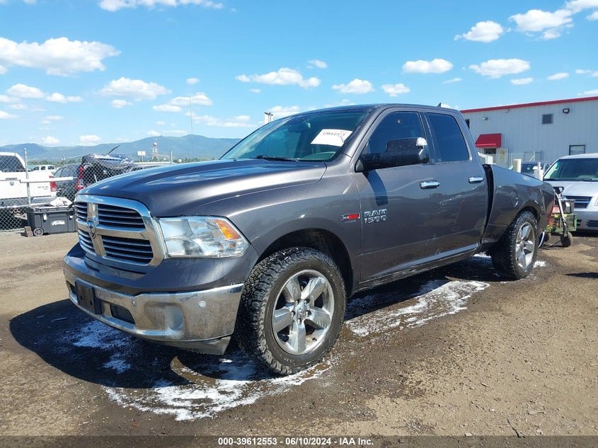 VIN 1C6RR7GM3JS230739 2018 RAM 1500 BIG HORN QUAD CAB 4X4 "64" BOX