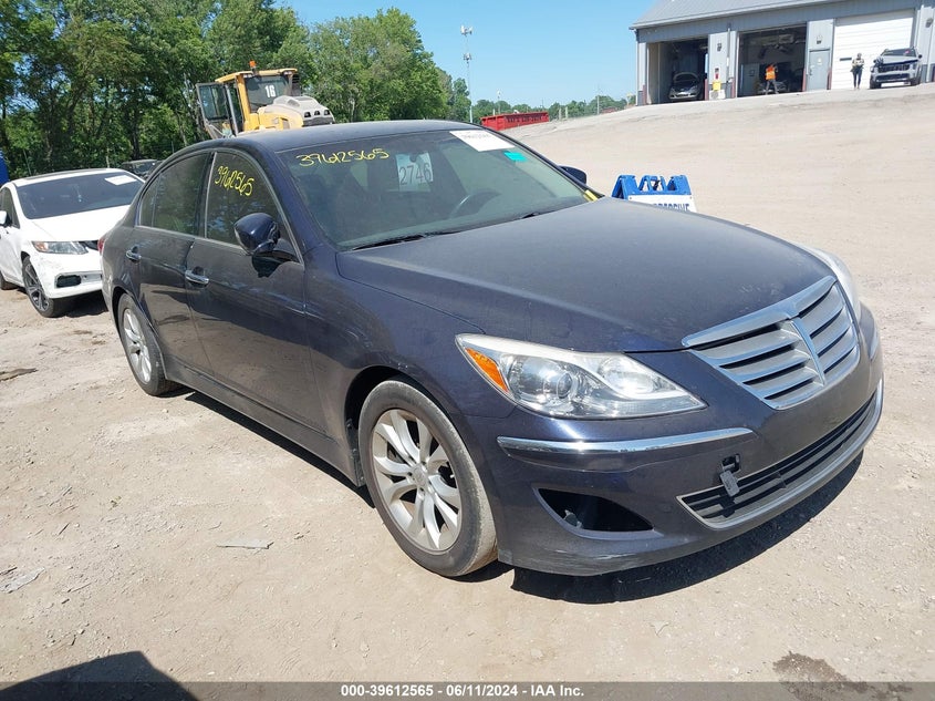 2012 Hyundai Genesis 3.8 VIN: KMHGC4DD5CU161575 Lot: 39612565