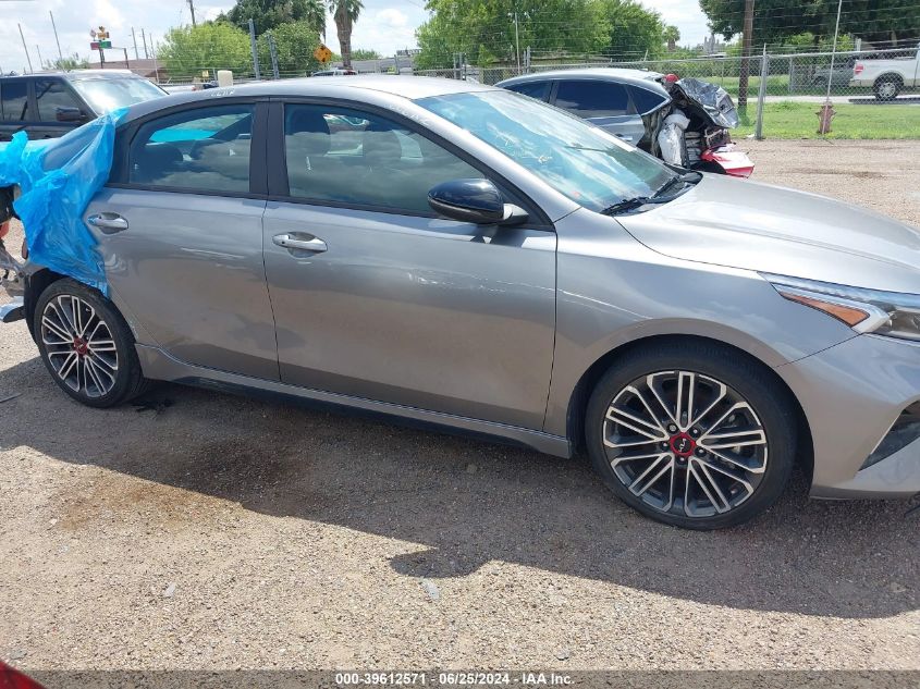 2022 Kia Forte Gt VIN: 3KPF44AC2NE487716 Lot: 39612571