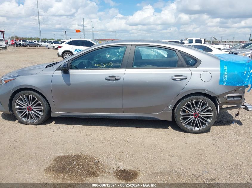 2022 Kia Forte Gt VIN: 3KPF44AC2NE487716 Lot: 39612571