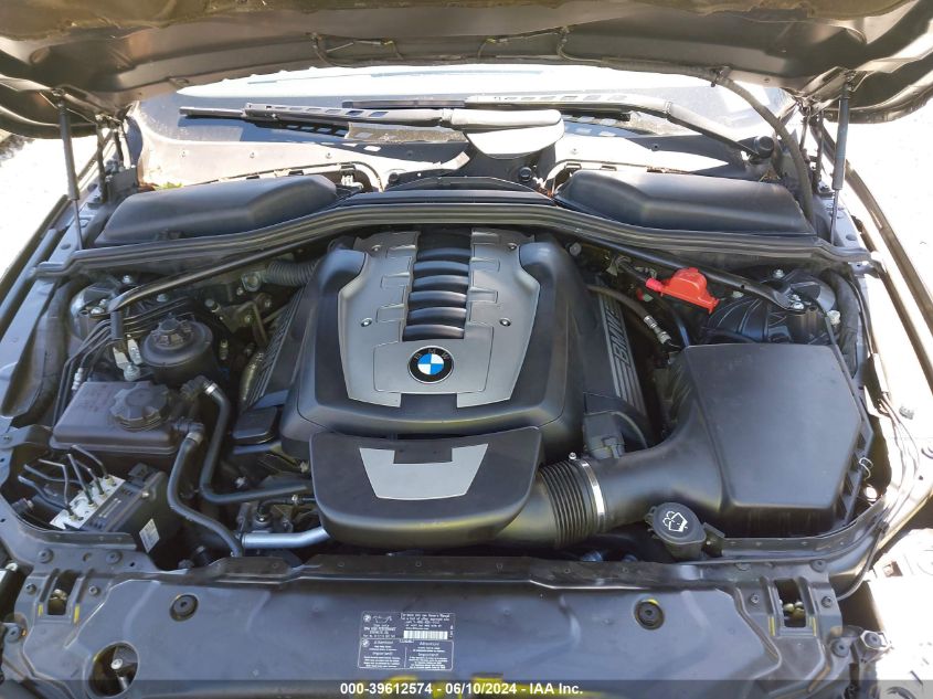 2008 BMW 550I VIN: WBANW53538CT49296 Lot: 39612574