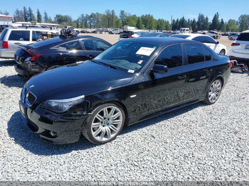 2008 BMW 550I VIN: WBANW53538CT49296 Lot: 39612574