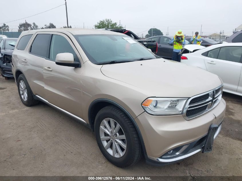 2014 Dodge Durango Sxt VIN: 1C4RDHAG4EC277830 Lot: 39612576