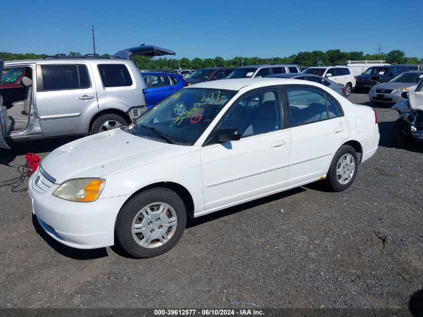 2HGES16572H544813 | 2002 HONDA CIVIC