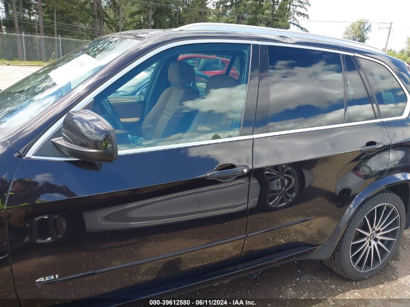 2008 BMW X5 4.8I VIN: 5UXFE83548LZ99006 Lot: 39612580