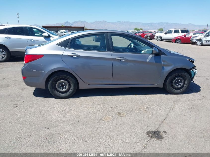 2016 Hyundai Accent Se VIN: KMHCT4AE1GU013716 Lot: 39612594