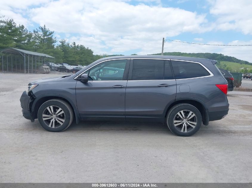2016 Honda Pilot Ex-L VIN: 5FNYF6H52GB112881 Lot: 39612603