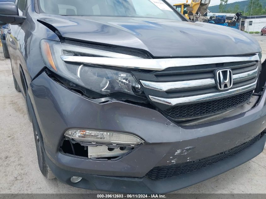 2016 Honda Pilot Ex-L VIN: 5FNYF6H52GB112881 Lot: 39612603