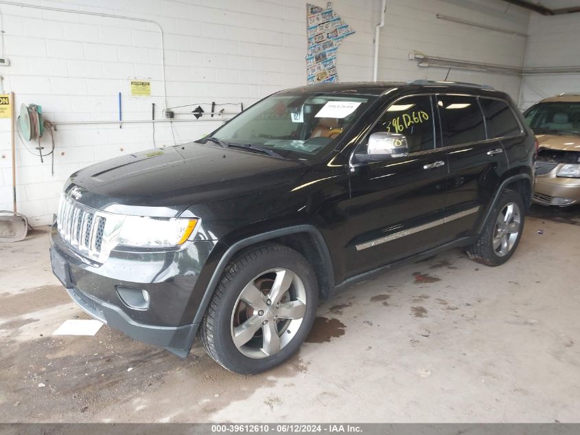 2012 Jeep Grand Cherokee Overland VIN: 1C4RJFCT2CC192215 Lot: 39612610