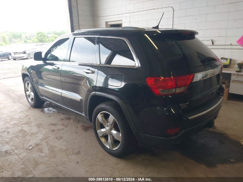 2012 Jeep Grand Cherokee Overland VIN: 1C4RJFCT2CC192215 Lot: 39612610