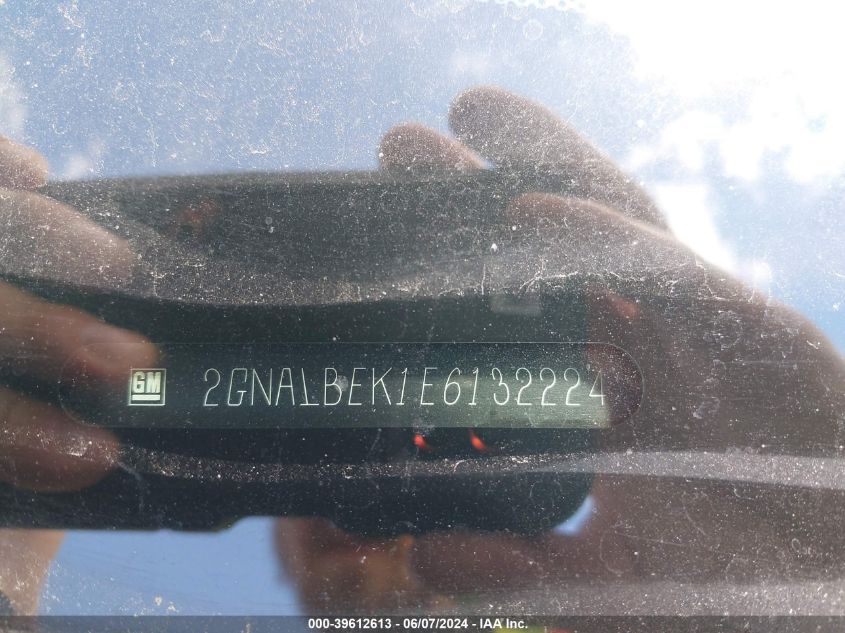 2014 Chevrolet Equinox 1Lt VIN: 2GNALBEK1E6132224 Lot: 39612613