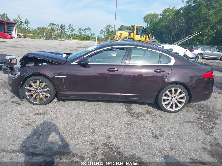 2013 Jaguar Xf V6 Sc VIN: SAJWJ0EF3D8S73723 Lot: 39612632