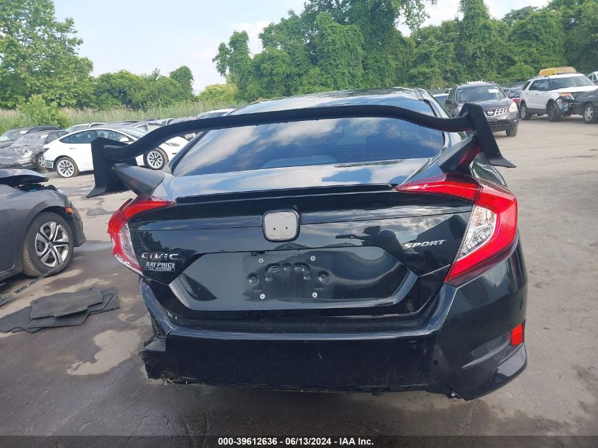 2020 Honda Civic Sport VIN: 2HGFC2F81LH587806 Lot: 39612636