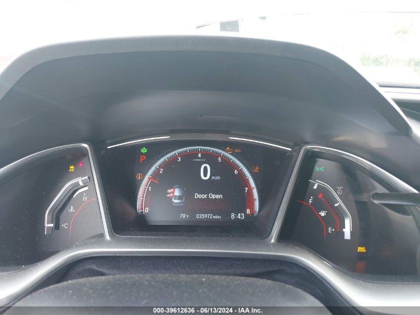 2020 Honda Civic Sport VIN: 2HGFC2F81LH587806 Lot: 39612636