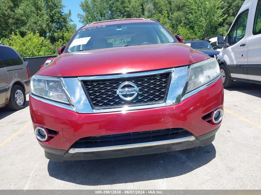 2013 Nissan Pathfinder Sl VIN: 5N1AR2MN4DC639526 Lot: 39612638