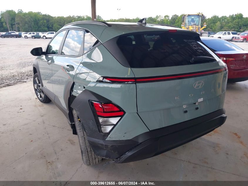 2024 Hyundai Kona Sel VIN: KM8HBCAB8RU124369 Lot: 39612655