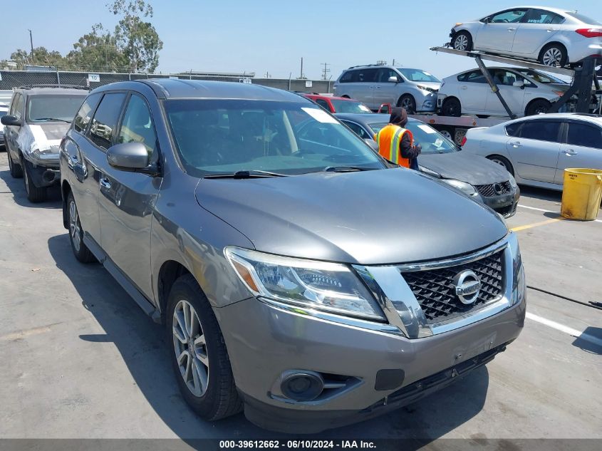 2015 Nissan Pathfinder S VIN: 5N1AR2MN4FC616539 Lot: 39612662