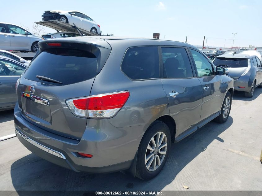 2015 Nissan Pathfinder S VIN: 5N1AR2MN4FC616539 Lot: 39612662