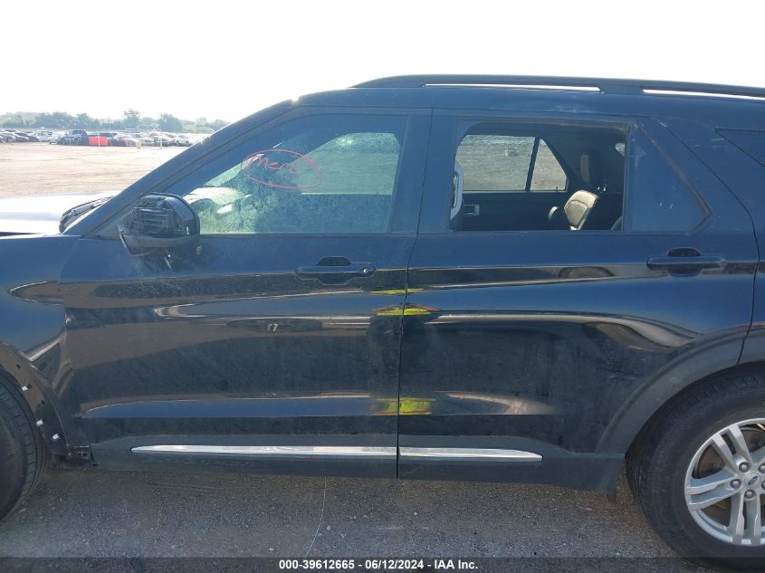 2022 Ford Explorer Xlt VIN: 1FMSK7DH7NGC46095 Lot: 39612665