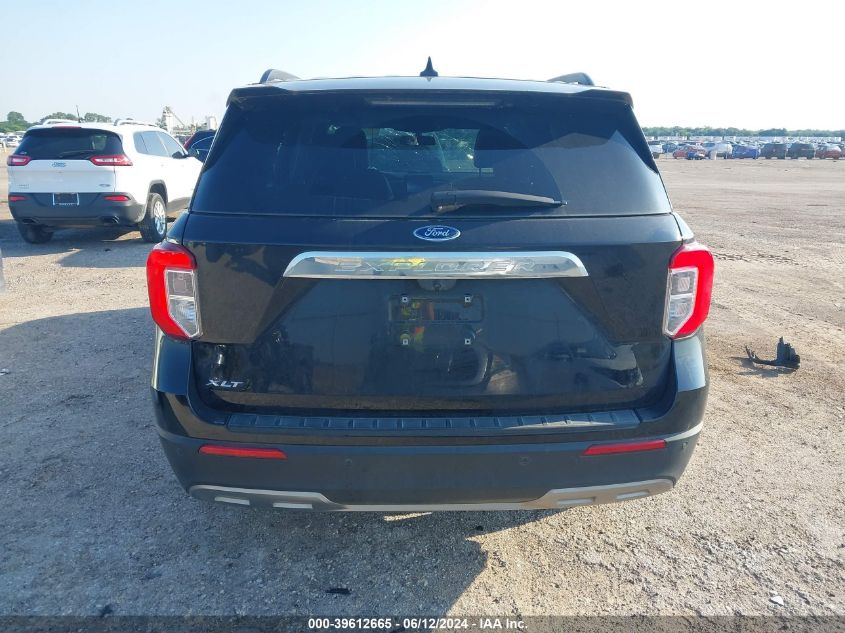 2022 Ford Explorer Xlt VIN: 1FMSK7DH7NGC46095 Lot: 39612665