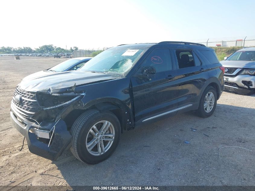 2022 Ford Explorer Xlt VIN: 1FMSK7DH7NGC46095 Lot: 39612665